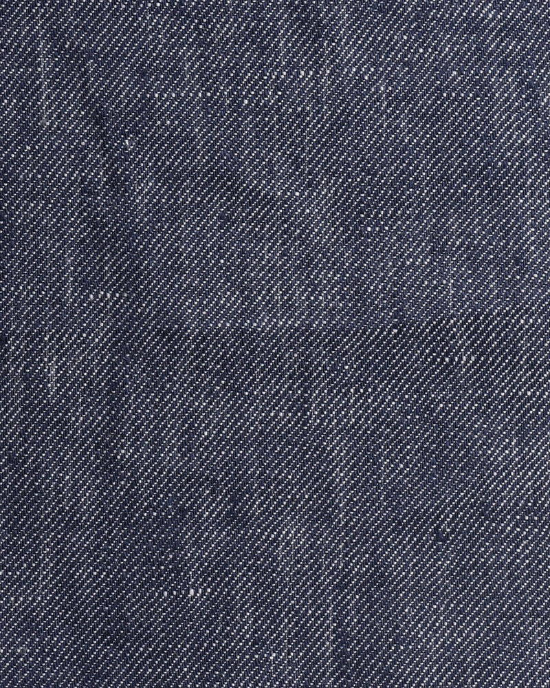 Solbiati Denim blaue Leinenhose