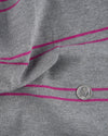 Grey Fuchsia Stripes T-shirt