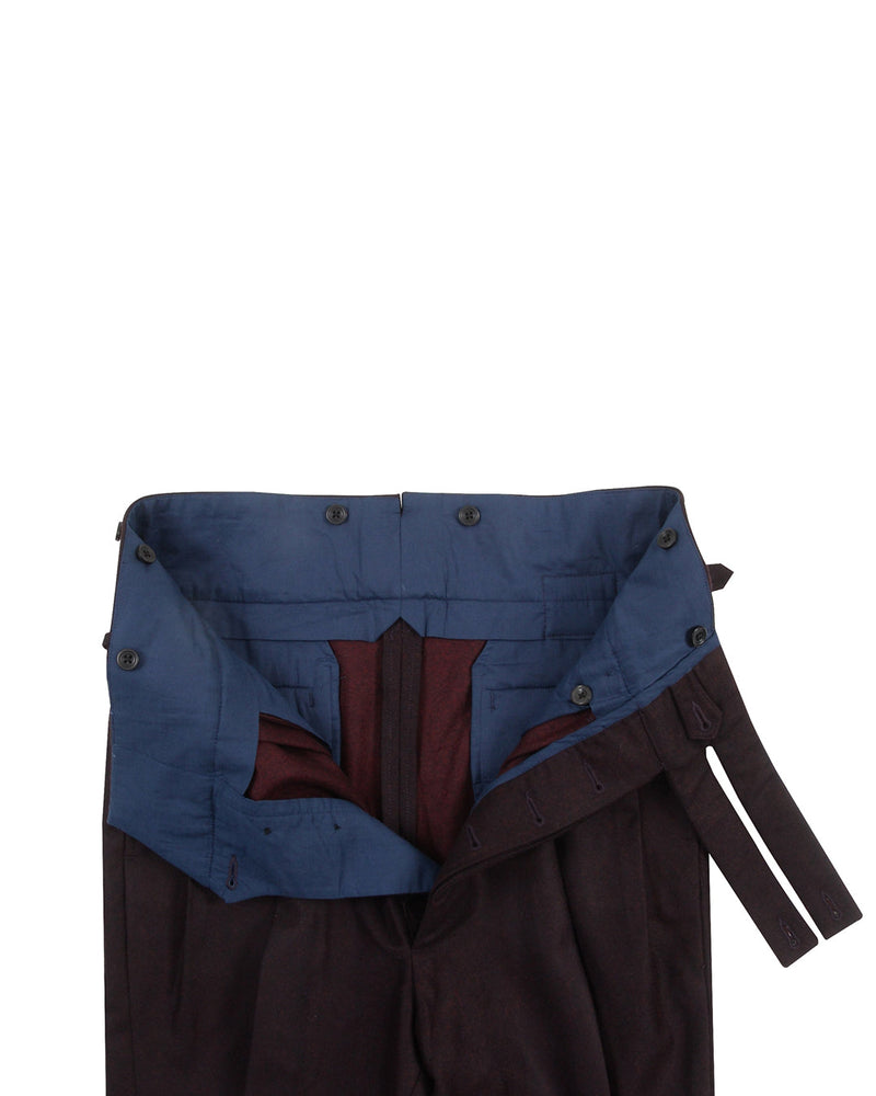 VBC Mahagonibrauner Flanell