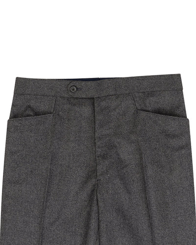 VBC Super 120's Flannel Mid Grey Mini Houndstooth checks