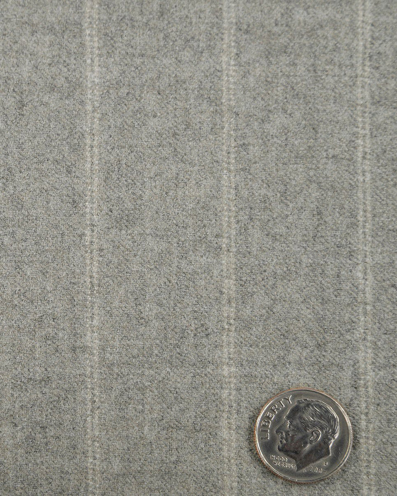 VBC Double Stripes Light Grey Flannel Pants