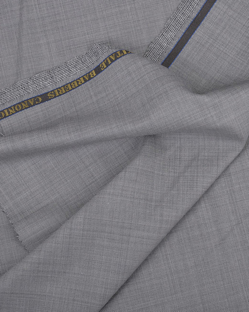 Vitale Barberis Canonico- 110s Silber Hellgrau