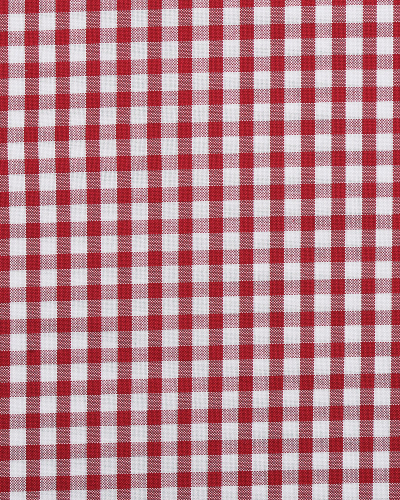 Roter Mini-Gingham