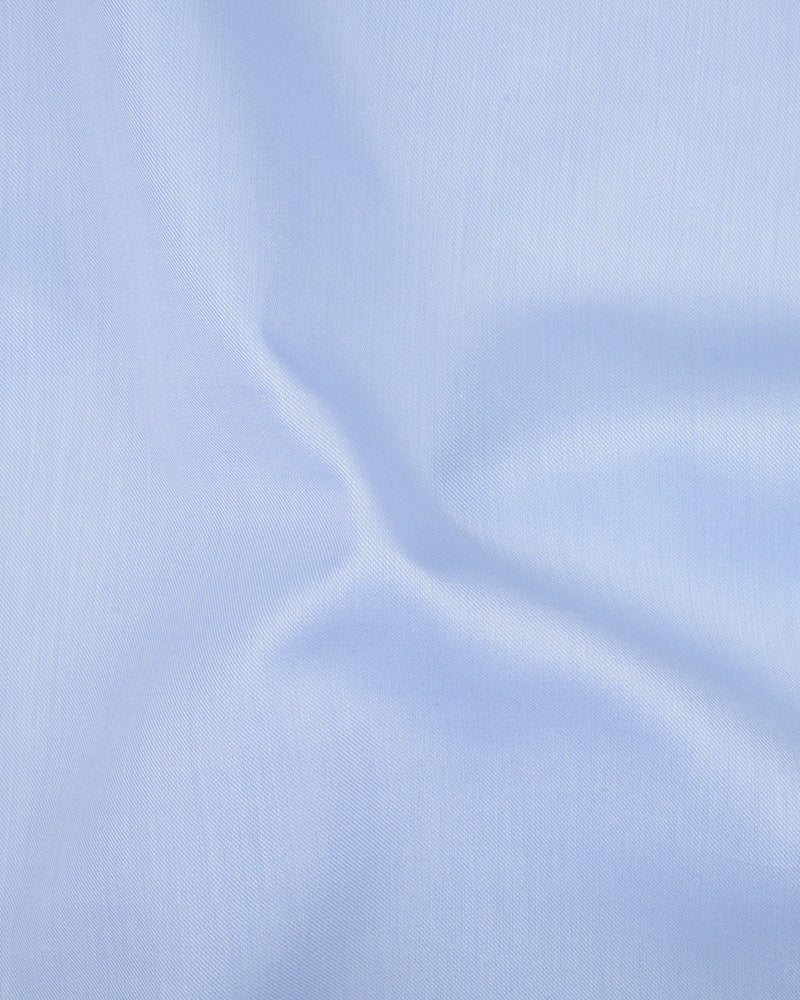 Carlo Riva Himmelblauer Voile-Twill