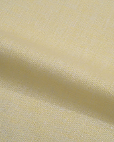 Pullover Shirt in Pale Yellow Linen