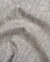 Pullover-Hemd aus braunem Leinen-Chambray