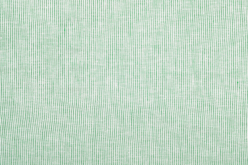 Green Dress Stripes Linen Shirt