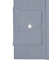 Navy on White Pencil Stripes