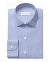 Robe Carlo Riva blanche à rayures bleues