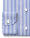 Robe Carlo Riva blanche à rayures bleues