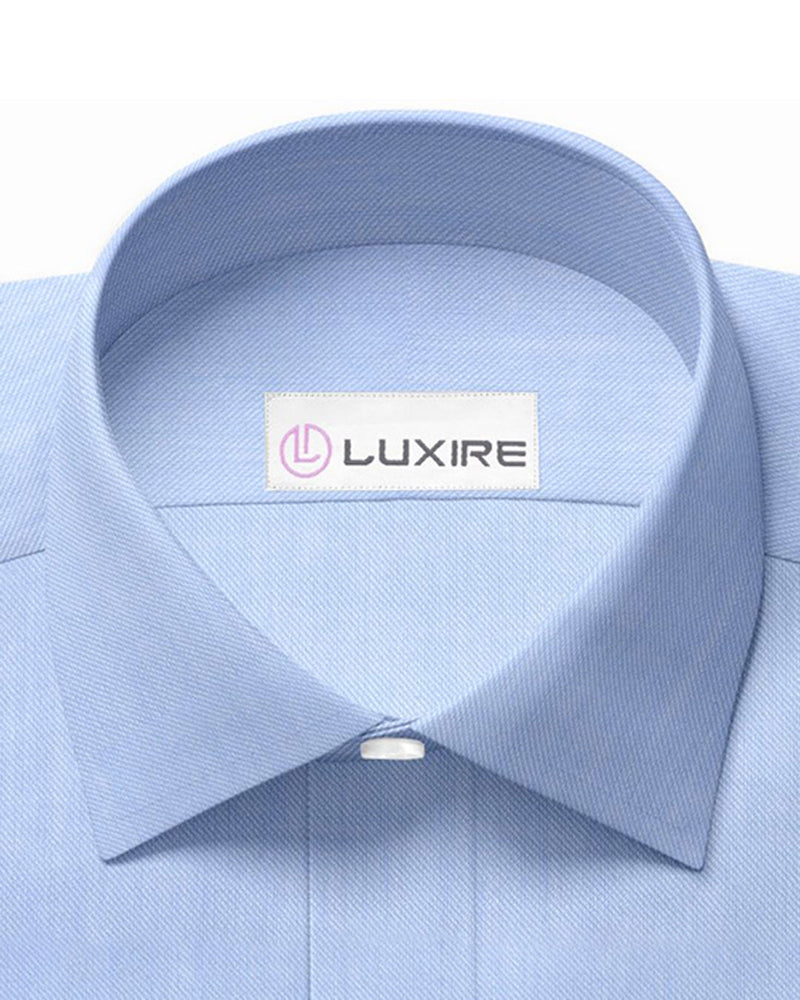 Carlo Riva Himmelblauer Voile-Twill