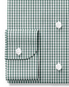 Dunkelgrün-weiße Mini-Gingham-Karos