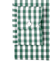 Carreaux vichy verts et blancs macro