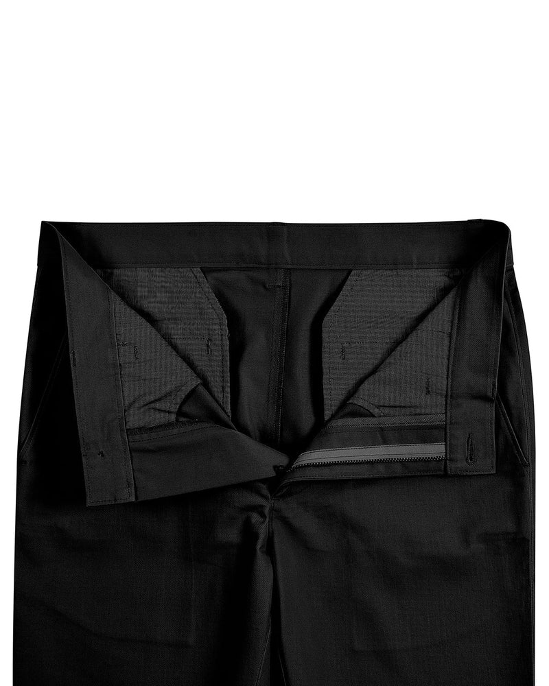Genua Chino Hose Schwarz