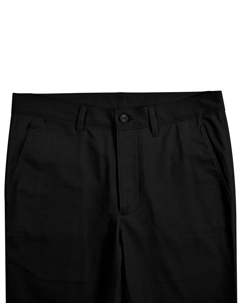 Genua Chino Hose Schwarz