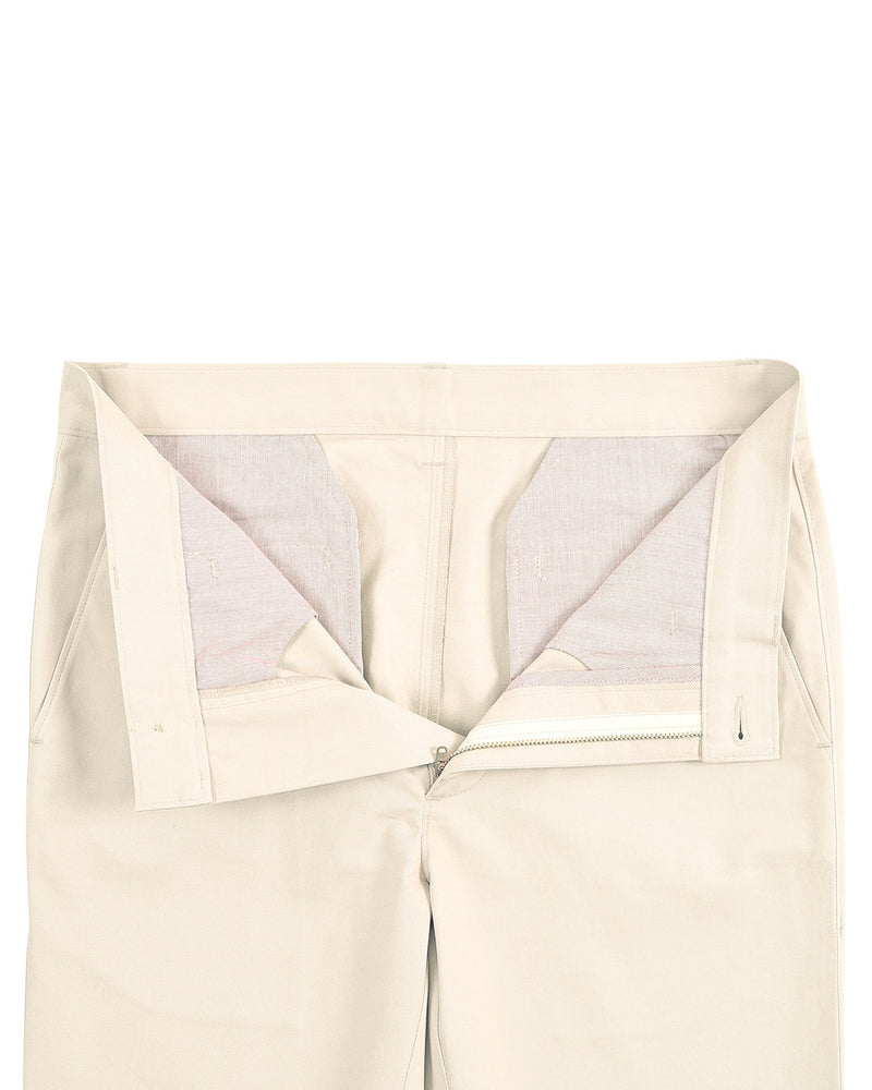 Pantalon chino Genoa crème ivoire