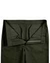 Genua Chino Hose Olivgrün