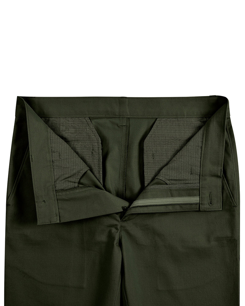 Genua Chino Hose Olivgrün