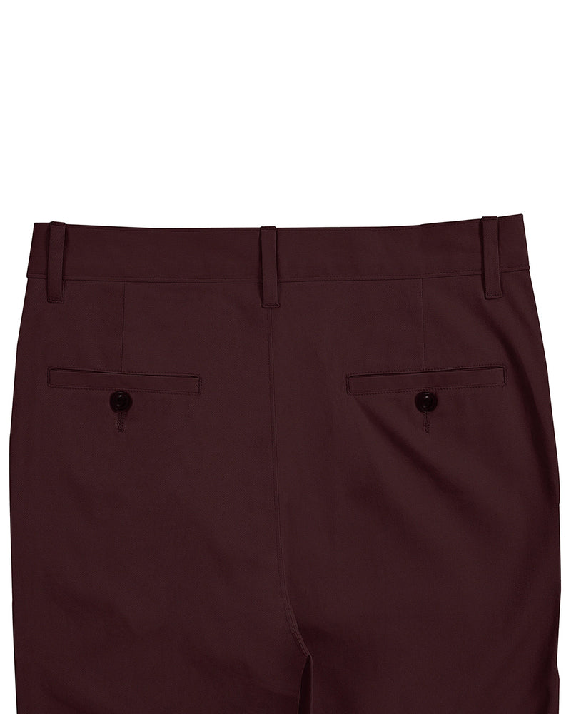 Genua Chino Hose Pflaume