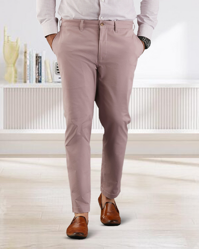 Pantalon chino Gênes violet dégradé