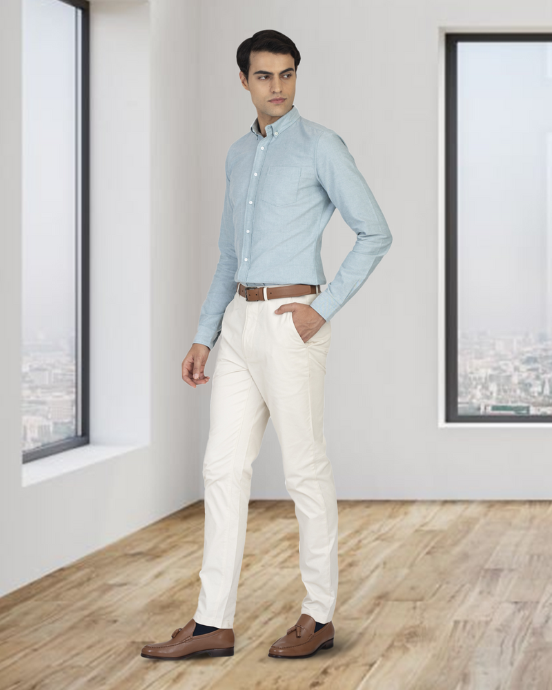 Genoa Ivory Cream Chino