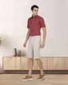 Genua Pastellrosa Shorts