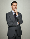 Dugdale New Fine Worsted Tropical Wool Suit- Grey