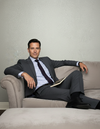 Dugdale New Fine Worsted Tropical Wool Suit- Grey