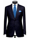 Dugdale Feines Kammgarn - Navy mit blauer Jacke mit Nadelstreifen
