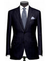 Dugdale Fine Worsted - Marineblaue Jacke mit Nadelstreifen