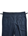 Dugdale Navy Blue Wool Flannel Dress Pant