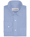 Navy Blue Stripes on White