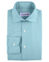 Leinen: Aqua Blue Mini Gingham