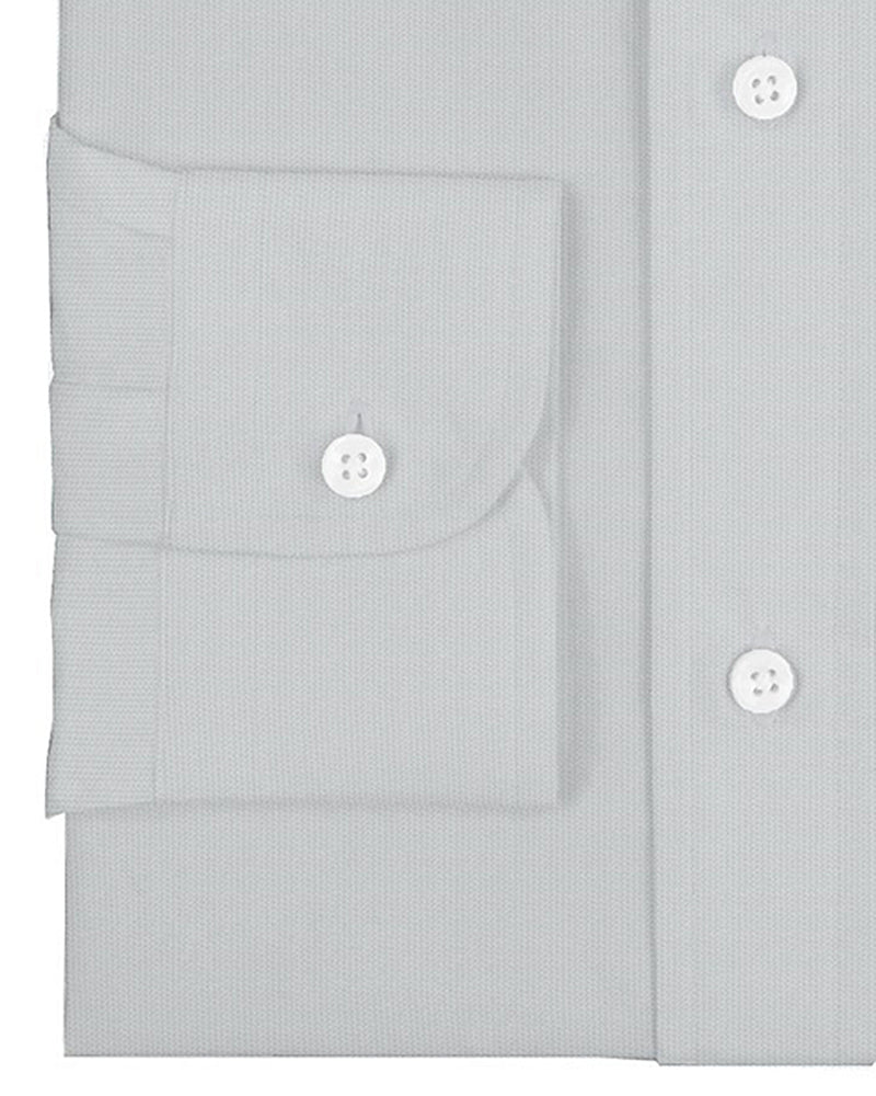 Scabal White Dobby HairLine Stripes
