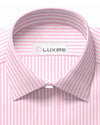 Pale Pink Dress Stripes