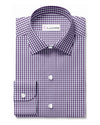 Vichy violet et blanc