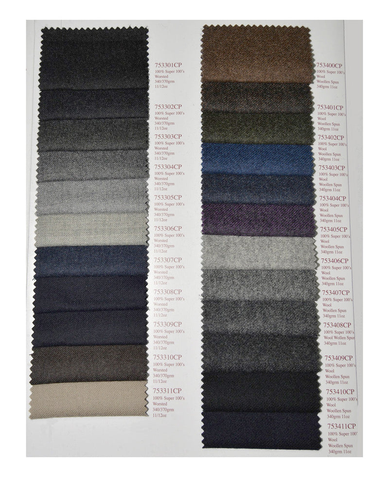 Holland Sherry Classic Worsted Flannel marron clair avec granit marron clair