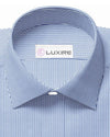 Luxire Privilege Collection Blaue Streifen auf Weiß