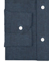 Denim indigo à chevrons