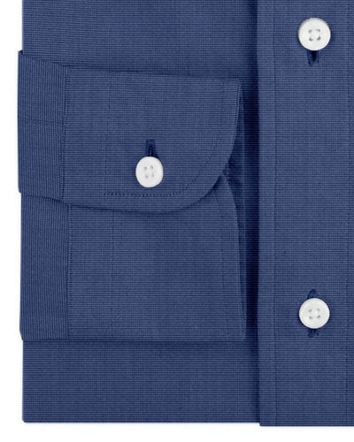 Cornflower End on End Dress Shirt
