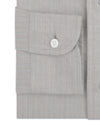 Ecru White Dress Stripes Linen
