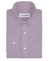 Cotton Poly: Purple Textured Pin Stripes