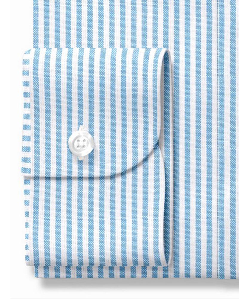 True Blue University Stripes Oxford