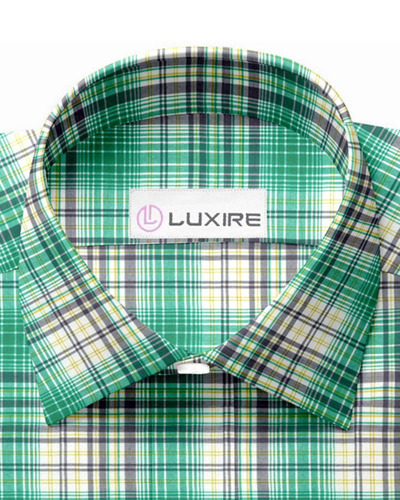 Summer Light Green Grey Madras