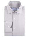 Chemise d'affaires : Micro-chevrons blancs