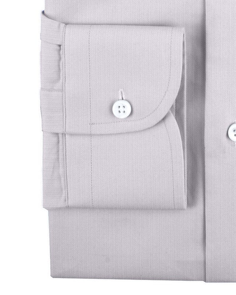 Chemise d'affaires : Micro-chevrons blancs