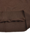 EZS Merino-Wollpolo, braun, langärmlig