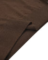 EZS Merino-Wollpolo, braun, langärmlig