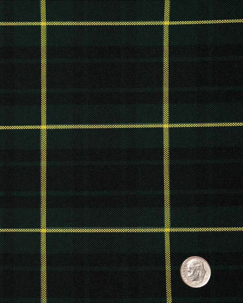 Tartan-Karo-Grün-Schwarz-Gelb-Hemd