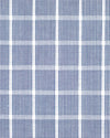 Marineblaues Hemd mit weißem Karomuster